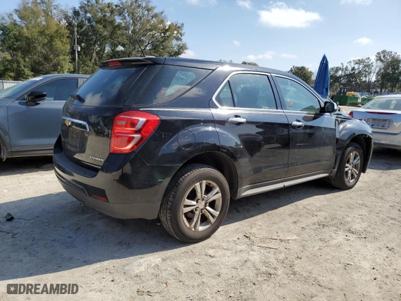 2016 Chevrolet Equinox LS with VIN 2GNALBEK2G1161229, listed as a Copart auction lot 43423185 with 211,269 mi miles and Salvage Title. Bid and sale history available at carsss.com. Image 3.