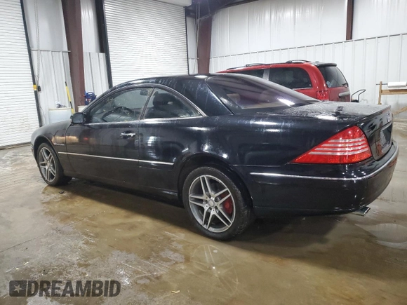 2000 Mercedes-Benz CL 500/600 z VIN WDBPJ75J5YA002286, wystawiony jako Copart lot #57941605 z przebiegiem 66 900 mil mil oraz Szkody całkowita. Historia ofert i sprzedaży dostępna na DreamBid. Obrazek 2.
