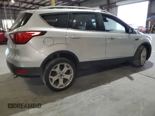 2019 Ford Escape Titanium with VIN 1FMCU0J96KUB77741, listed as a Copart auction lot 57517325 with 90,002 mi miles and Non repairable. Bid and sale history available at DreamBid. Image 3.