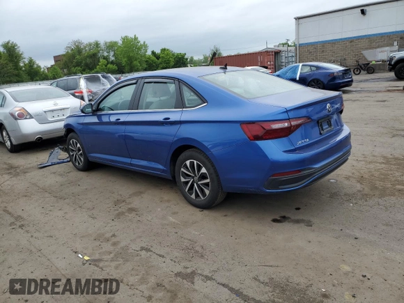 2023 Volkswagen Jetta S with VIN 3VW5M7BU3PM023991, listed as a Copart auction lot 56551545 with 22,524 mi miles and Salvage title. Bid and sale history available at DreamBid. Image 2.