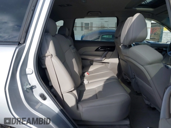 2007 Acura MDX with VIN 2HNYD28287H500383, listed as a IAAI auction lot 41443014 with 97,936 mi miles. Bid and sale history available at carsss.com. Image 8.