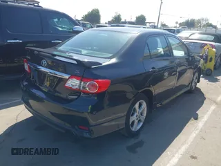 2013 Toyota Corolla L with VIN 5YFBU4EE3DP181535, listed as a IAAI auction lot 42174504 with 119,025 mi miles. Bid and sale history available at carsss.com. Image 4.