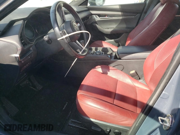 2023 Mazda 3 S Carbon Edition with VIN JM1BPBLM3P1610459, listed as a Copart auction lot 46772615 with 29,024 mi miles and Salvage title. Bid and sale history available at DreamBid. Image 7.