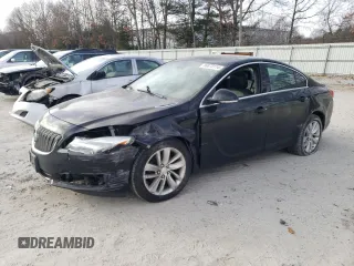 2015 Buick Regal с VIN 2G4GL5EX2F9152154, выставлен на аукционе Copart как лот 86873114 с пробегом 73 528 миль миль и Списание • Salvage title. История ставок и продаж доступна на DreamBid. Изображение 1.