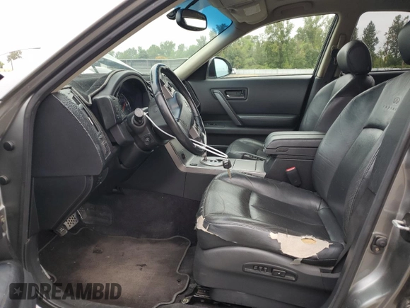 2005 Infiniti FX35 with VIN JNRAS08W15X220057, listed as a Copart auction lot 68580064 with 209,893 mi miles and Salvage Title. Bid and sale history available at carsss.com. Image 7.