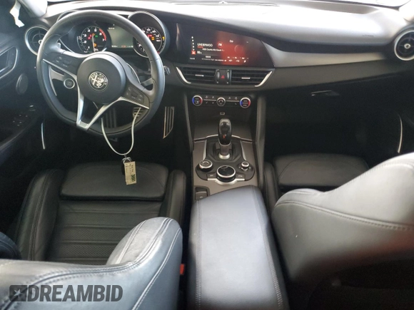2019 Alfa Romeo Giulia Ti Sport with VIN ZARFANBN2K7622452, listed as a Copart auction lot 81540384 with 58,193 mi miles and Non Repairable. Bid and sale history available at carsss.com. Image 8.