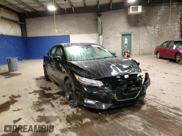 2021 Nissan Sentra SR with VIN 3N1AB8DVXMY312330, listed as a Copart auction lot 81707484 with 39,020 mi miles and Salvage Title. Bid and sale history available at DreamBid. Image 14.