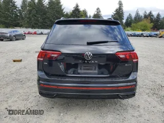 2024 Volkswagen Tiguan SE R-Line Black с VIN 3VV8B7AXXRM063670, выставлен на аукционе Copart как лот 55760315 с пробегом 12 959 миль миль и Списание • Salvage title. История ставок и продаж доступна на DreamBid. Изображение 6.