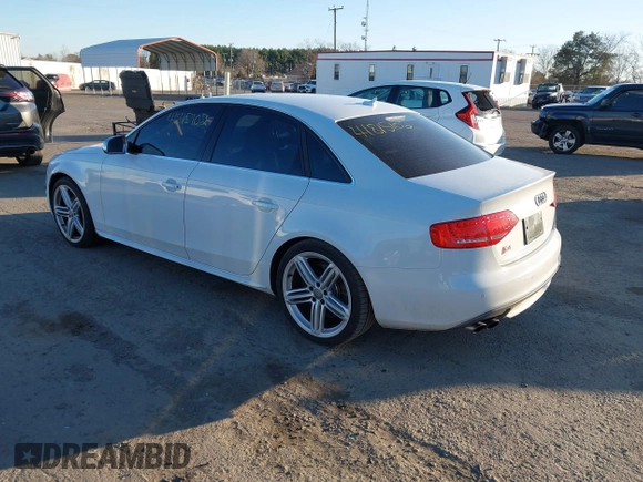 2012 Audi S4 Prestige with VIN WAUKGAFL7CA067976, listed as a IAAI auction lot 41815102 with 141,985 mi miles. Bid and sale history available at carsss.com. Image 3.