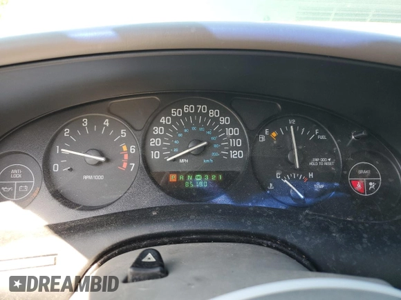 2000 Buick Regal LS with VIN 2G4WB55K2Y1267499, listed as a Copart auction lot 55364865 with 85,190 mi miles and Clean Title. Bid and sale history available at carsss.com. Image 9.