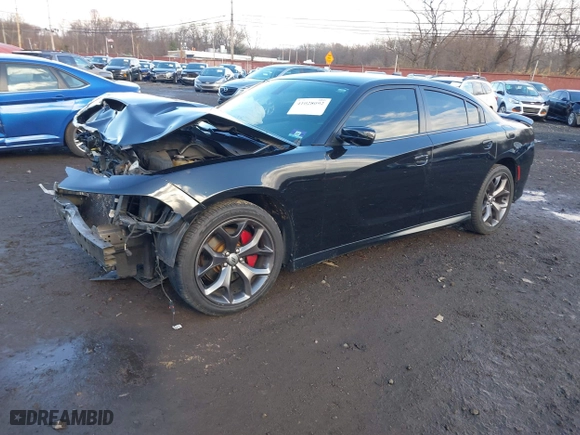 2019 Dodge Charger GT with VIN 2C3CDXHG3KH693113, listed as a IAAI auction lot 41028092 with 111,199 mi miles. Bid and sale history available at carsss.com. Image 16.