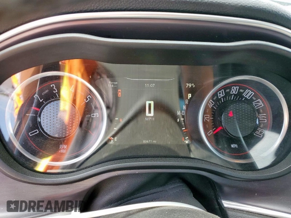 2016 Dodge Challenger SXT with VIN 2C3CDZAGXGH265147, listed as a Copart auction lot 59599185 with 83,671 mi miles and Salvage title. Bid and sale history available at DreamBid. Image 9.