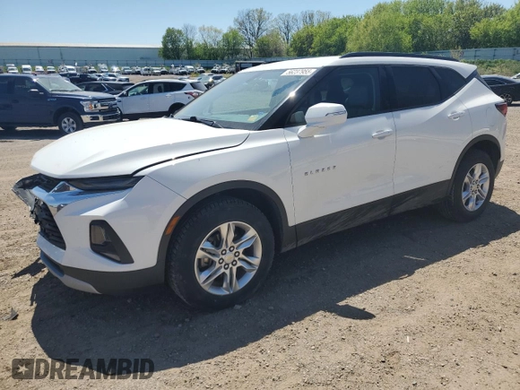 2020 Chevrolet Blazer LT with VIN 3GNKBHRS8LS616636, listed as a Copart auction lot 56237955 with 115,118 mi miles and Non repairable. Bid and sale history available at DreamBid. Image 1.