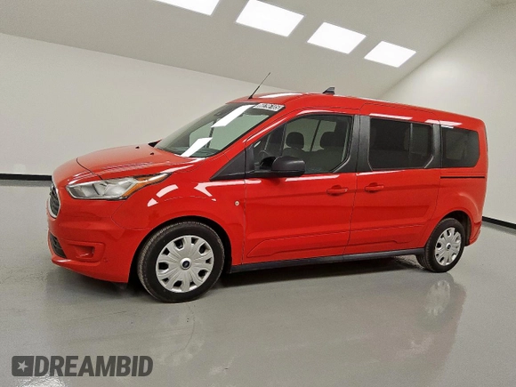 2019 Ford Transit Connect XLT z VIN NM0GE9F2XK1389706, wystawiony jako Copart lot #60796105 z przebiegiem 90 720 mil mil oraz Czysty tytuł • Clean title. Historia ofert i sprzedaży dostępna na DreamBid. Obrazek 1.