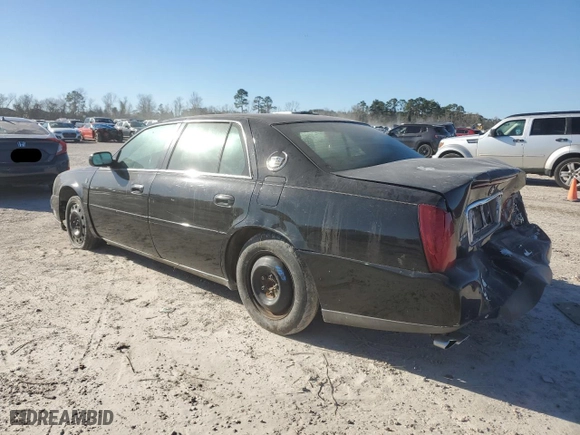 2001 Cadillac DeVille with VIN 1G6KD54Y11U102575, listed as a Copart auction lot 47358045 with 204,706 mi miles and Salvage Title. Bid and sale history available at carsss.com. Image 2.