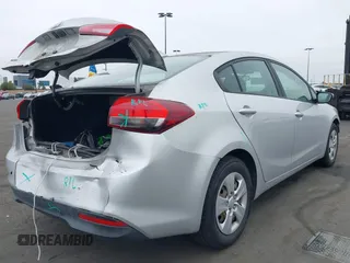2017 Kia Forte LX with VIN 3KPFK4A74HE100015, listed as a IAAI auction lot 41894601 with 73,945 mi miles and . Bid and sale history available at carsss.com. Image 4.