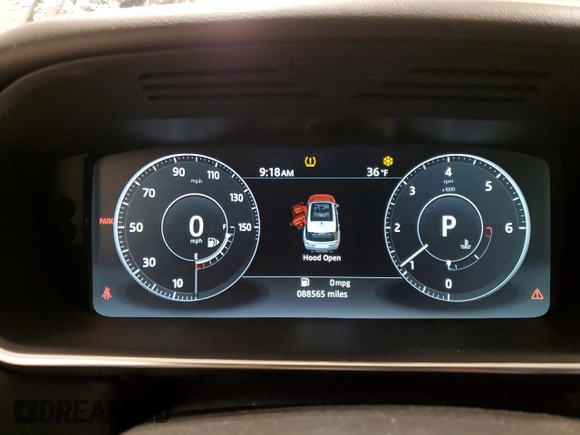 2017 Land Rover Range Rover Sport HSE with VIN SALWR2FK6HA168955, listed as a Copart auction lot 45399925 with 88,565 mi miles and Non Repairable. Bid and sale history available at carsss.com. Image 9.