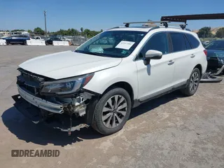 2018 Subaru Outback Touring with VIN 4S4BSATC5J3302975, listed as a IAAI auction lot 42537101 with 85,484 mi miles and . Bid and sale history available at DreamBid. Image 2.