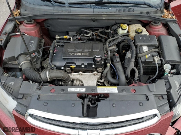 2015 Chevrolet Cruze LT with VIN 1G1PC5SB0F7156713, listed as a Copart auction lot 51674615 with 51,992 mi miles and Salvage Title. Bid and sale history available at carsss.com. Image 11.