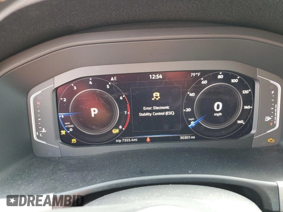 2023 Volkswagen Atlas SE z VIN 1V2WC2CA4PC201599, wystawiony jako Copart lot #51625725 z przebiegiem 30 301 mil mil oraz Szkoda całkowita • Salvage title. Historia ofert i sprzedaży dostępna na DreamBid. Obrazek 9.