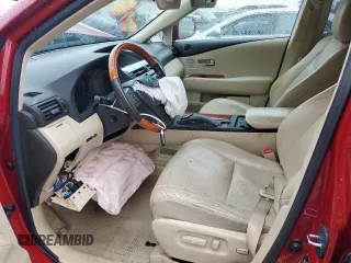 2010 Lexus RX 350 z VIN 2T2BK1BA4AC022178, wystawiony jako Copart lot #57221215 z przebiegiem 107 275 mil mil oraz Szkoda całkowita • Salvage title. Historia ofert i sprzedaży dostępna na DreamBid. Obrazek 7.