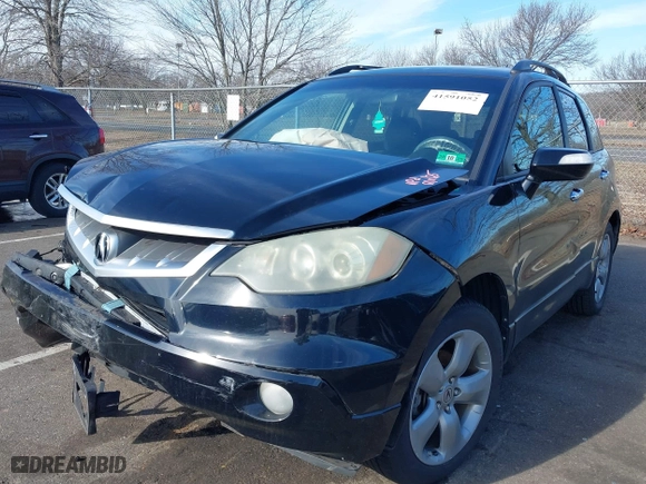 2007 Acura RDX with VIN 5J8TB18287A001275, listed as a IAAI auction lot 41591052 with 148,017 mi miles. Bid and sale history available at carsss.com. Image 2.
