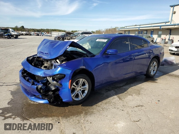 2019 Dodge Charger SXT with VIN 2C3CDXBG7KH745559, listed as a Copart auction lot 48002275 with 115,248 mi miles and Salvage title. Bid and sale history available at DreamBid. Image 1.