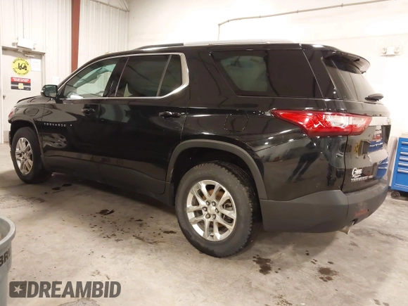 2018 Chevrolet Traverse LT Cloth z VIN 1GNEVGKW2JJ232734, wystawiony jako IAAI lot #41931040 z przebiegiem 91 580 mil mil oraz . Historia ofert i sprzedaży dostępna na DreamBid. Obrazek 3.