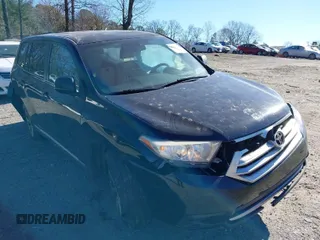 2013 Toyota Highlander with VIN 5TDZA3EH8DS046618, listed as a IAAI auction lot 41223251 with 148,568 mi miles and . Bid and sale history available at DreamBid. Image 1.