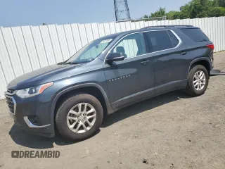 2019 Chevrolet Traverse LT Cloth with VIN 1GNERGKW5KJ300739, listed as a Copart auction lot 59311695 with 91,741 mi miles and Salvage title. Bid and sale history available at DreamBid. Image 1.