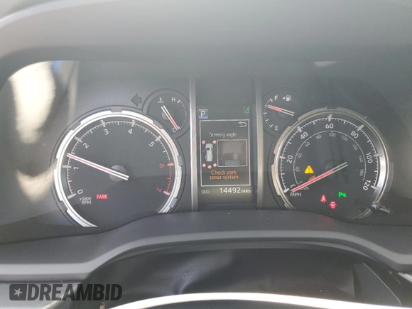 2024 Toyota 4Runner Limited with VIN JTEDU5JR2R5312431, listed as a Copart auction lot 62338495 with 14,492 mi miles and Salvage title. Bid and sale history available at DreamBid. Image 9.