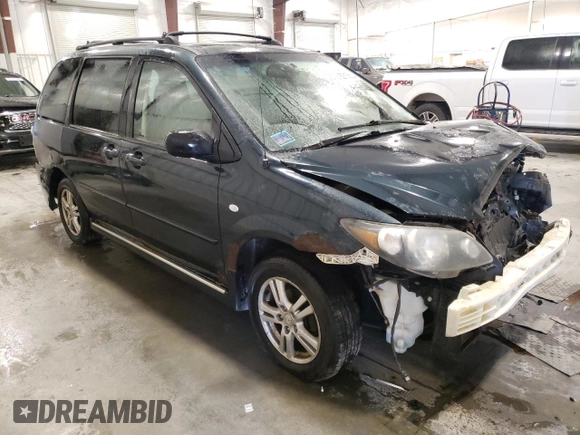 2004 Mazda MPV ES with VIN JM3LW28J540530739, listed as a Copart auction lot 82156504 with 341,579 mi miles and Non Repairable. Bid and sale history available at carsss.com. Image 4.