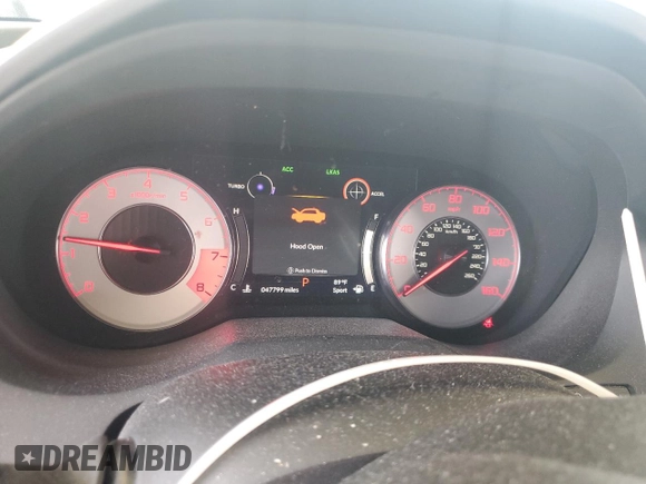 2021 Acura RDX w/A-Spec Package with VIN 5J8TC2H69ML043380, listed as a Copart auction lot 63219585 with 47,799 mi miles and Salvage title. Bid and sale history available at DreamBid. Image 9.