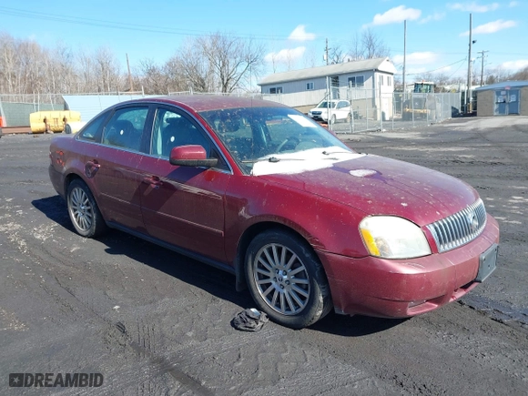 2005 Mercury Montego Premier with VIN 1MEHM42105G621580, listed as a IAAI auction lot 41587584 with 157,383 mi miles. Bid and sale history available at carsss.com. Image 1.
