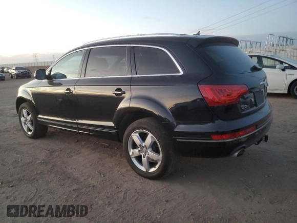 2013 Audi Q7 3.0L TDI Premium Plus with VIN WA1LMAFE7DD009264, listed as a Copart auction lot 82715834 with 117,856 mi miles and Clean Title. Bid and sale history available at carsss.com. Image 2.