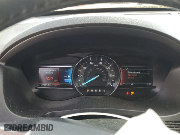 2019 Ford Explorer Limited z VIN 1FM5K7F87KGB16355, wystawiony jako Copart lot #53369035 z przebiegiem 74 891 mil mil oraz Szkoda całkowita • Salvage title. Historia ofert i sprzedaży dostępna na DreamBid. Obrazek 9.