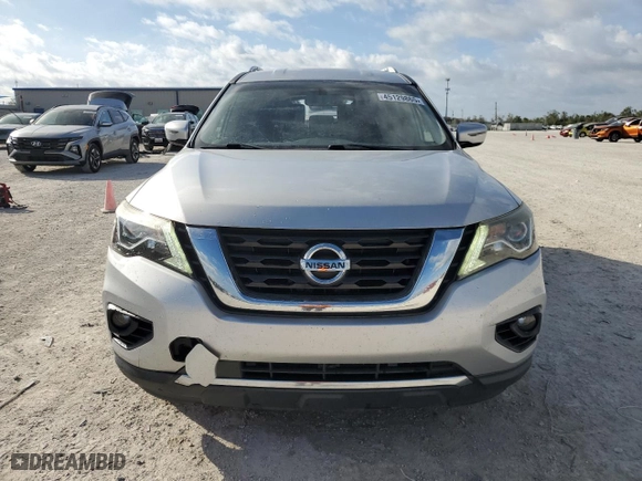 2017 Nissan Pathfinder SL with VIN 5N1DR2MN2HC652634, listed as a Copart auction lot 45129865 with 91,521 mi miles and Salvage Title. Bid and sale history available at carsss.com. Image 5.