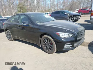 2015 Infiniti Q50 Sport with VIN JN1BV7ARXFM392361, listed as a IAAI auction lot 41771720 with 91,961 mi miles and . Bid and sale history available at DreamBid. Image 1.