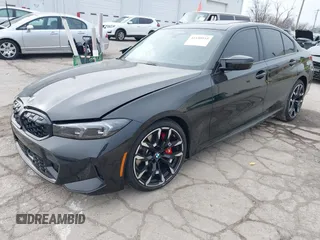 2025 BMW 3 Series M340i xDrive with VIN 3MW69FT02S8F00519, listed as a IAAI auction lot 41150515 with 715 mi miles. Bid and sale history available at carsss.com. Image 17.
