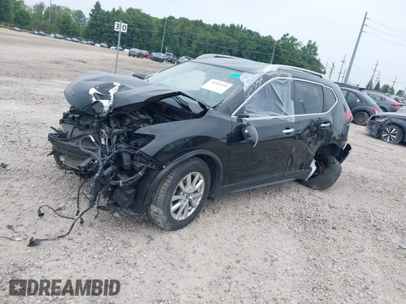 2017 Nissan Rogue S with VIN KNMAT2MV8HP567024, listed as a IAAI auction lot 39908358 with 0 mi miles. Bid and sale history available at carsss.com. Image 2.