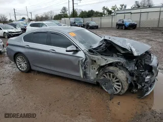 2014 BMW 5 Series 528i xDrive with VIN WBA5A7C57ED613586, listed as a Copart auction lot 51403475 with 95,709 mi miles and Salvage Title. Bid and sale history available at carsss.com. Image 4.