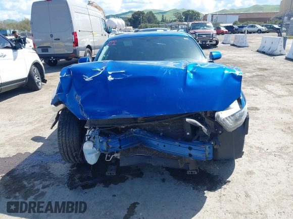 2017 Ford Mustang V6 with VIN 1FA6P8AM9H5239685, listed as a IAAI auction lot 41956734 with 67,577 mi miles and . Bid and sale history available at carsss.com. Image 6.