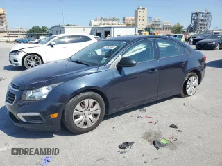 2015 Chevrolet Cruze LS with VIN 1G1PA5SHXF7299338, listed as a Copart auction lot 53601465 with 73,888 mi miles and Salvage Title. Bid and sale history available at DreamBid. Image 1.