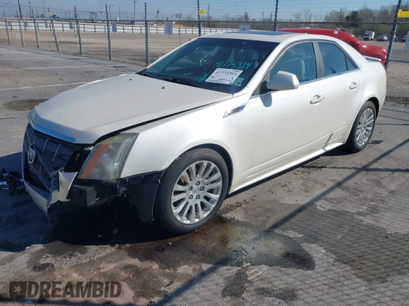 2011 Cadillac CTS Performance with VIN 1G6DJ5EY5B0158785, listed as a IAAI auction lot 41775314 with 158,548 mi miles. Bid and sale history available at carsss.com. Image 2.