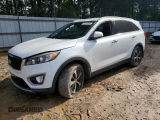 2016 Kia Sorento EX with VIN 5XYPH4A18GG041373, listed as a Copart auction lot 59170545 with 110,408 mi miles and Salvage title. Bid and sale history available at DreamBid. Image 1.