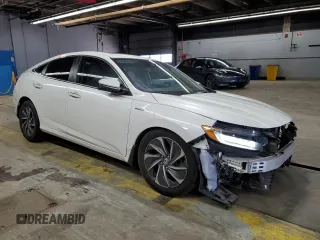 2019 Honda Insight Touring with VIN 19XZE4F90KE001780, listed as a Copart auction lot 49476745 with 90,301 mi miles and Salvage Title. Bid and sale history available at carsss.com. Image 4.