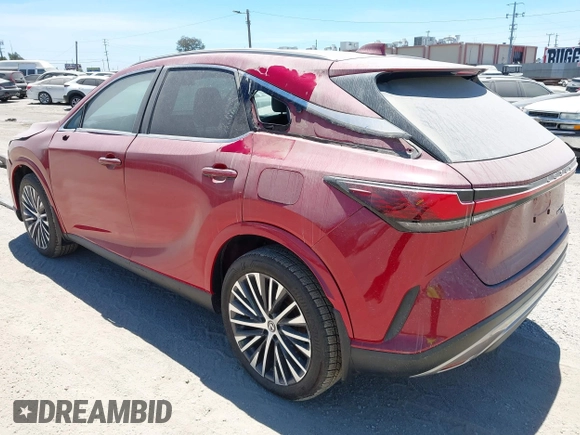2023 Lexus RX 350h with VIN 2T2BBMCA9PC014179, listed as a IAAI auction lot 42375208 with 9,525 mi miles and . Bid and sale history available at DreamBid. Image 3.