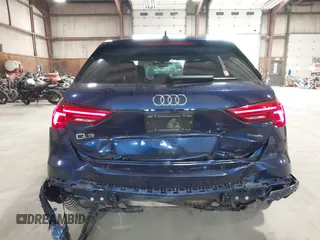 2021 Audi Q3 S line Premium Plus with VIN WA1EECF36M1061776, listed as a IAAI auction lot 42343842 with 40,521 mi miles and . Bid and sale history available at DreamBid. Image 6.