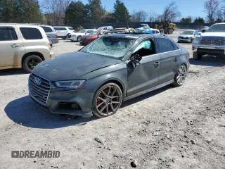 2017 Audi S3 Premium Plus with VIN WAUB1GFF6H1030844, listed as a Copart auction lot 44782623 with 93,184 mi miles. Bid and sale history available at carsss.com. Image 1.