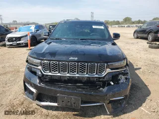 2023 Jeep Grand Cherokee Summit with VIN 1C4RJHEG8PC552430, listed as a Copart auction lot 72024844 with 23,745 mi miles and Salvage Title. Bid and sale history available at carsss.com. Image 5.